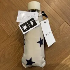 w.p.c 折りたたみ傘 晴雨兼用 スター柄　新品タグ付き