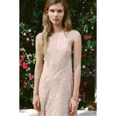 【XSサイズ】ZARA ホルターネック構造ワンピース