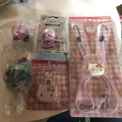 激レア！希少！キティ　サイクル　アクセサリー　レトロ　まとめ売り 激レア！希少！キティ サイクル アクセサリー レトロ まとめ売り