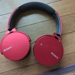 SONY ワイヤレスイヤホン 本体 レッド - メルカリ