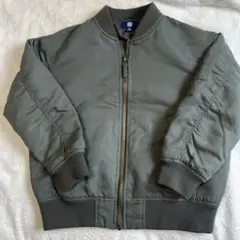 UNIQLO キッズ MA-1ジャケット カーキ　120cm