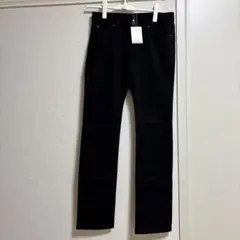 美used☆ウエストライド☆ダブルニーデニムパンツ☆29☆黒 - メルカリ
