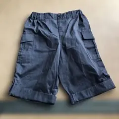 COMME CA ISM カーゴ半ズボン 140A ダークグレー