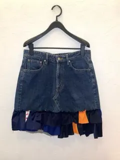 Y2K 希少study to go homeリメイク デニムスカート