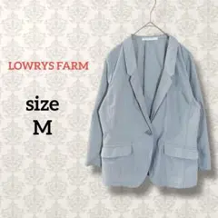 ローリーズファーム【M】テーラードジャケット シングルボタン 無地 カジュアル