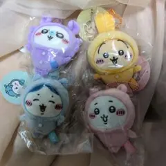 ちいかわ　パジャマパーティーな ぷちミニマスコット　ハチワレ　うさぎ　モモンガ