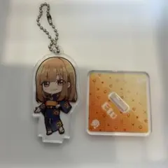 カラフルピーチ　極楽湯　えとアクリルキーホルダー