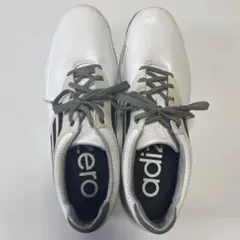 カ*ー様 adidas adiZero ゴルフシューズ ホワイト/グレー