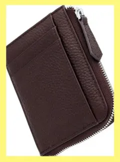 CUFAM(カファム) フラグケース 小銭入れ 男女兼用 ブラウン