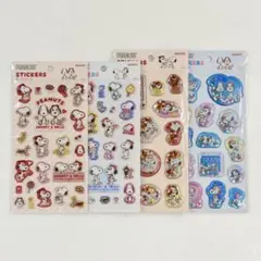 【正規品】スヌーピー・ぷっくりシール・カプセルシール（4種類セット）