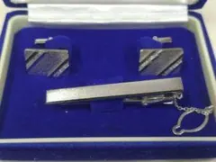 シルバー900 ネクタイピンとカフスボタンセット