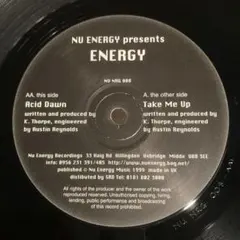 Energy - Take Me Up / Acid Dawn