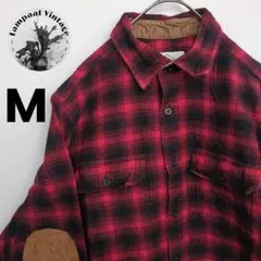 US古着 フランネルシャツ ST.JOHN′SBAY レッド ブラック M