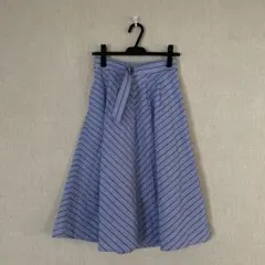 テチチTe chichi ミモレ丈　ベルト付きフレアスカートのサムネイル