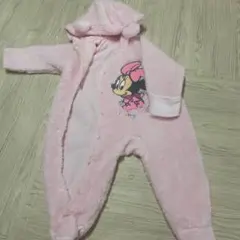 ミニーマウス フリースロンパース 95cm以下