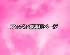 アンパン様専用ページ