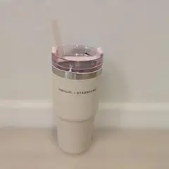 スタバ　スターバックス　3WAY タンブラー スタンレー　ベージュ473ml