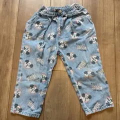 ミッキーマウス デニム風ボトムス 95cm以下用