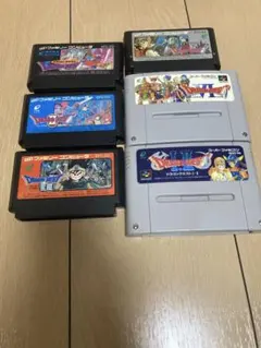 ドラゴンクエストシリーズ ファミコン・スーパーファミコン ソフト6本セット