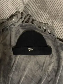 ✨ ニューエラ ブラック ニット帽 折り返しデザイン メンズ レディース 可