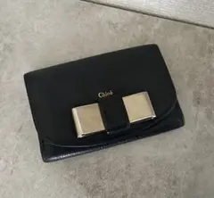 Chloé ブラック レザー キーケース