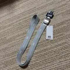 新品 Lee グレー アクリルベルト メタルバックルのサムネイル