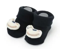 petit main ベビー靴下 9cm-11cm ネイビー