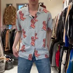 HUF×ロッキンジェリービーン コラボ M グラフィック総柄 アロハシャツのサムネイル