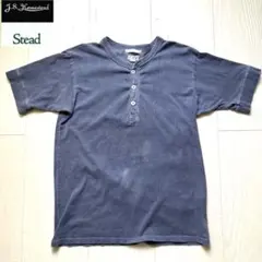 J.B. Homestead ダークブルー ヘンリーネック Tシャツのサムネイル