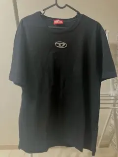 【美品】DIESEL ディーゼル　クルーネックTシャツ M ブラック　メタルロゴ