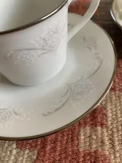 オールドノリタケ　カサブランカ　デミタスカップ6客　砂糖壺セット