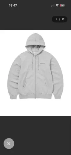buddix⭐︎LOVE YOU ZIP Hoodie(BlackFade) - メルカリ