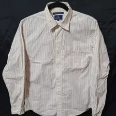 R. NEWBOLD　ポールスミス　ストライプ柄 長袖シャツ M