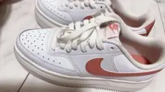 Nike Air Force 1 ホワイト/ピンク 24.0 ナイキ スニーカー