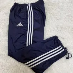 00s adidas ナイロンパンツ トラックパンツ 古着 アディダス 紺