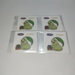 ポケモンデコキャラシール　チコリータ 【第214弾】4枚セット