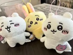 ちいかわ　ぬいぐるみマスコット3点セット