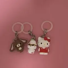 サンリオ めじるしアクセサリー キティ くろうさ コロコロクリリン