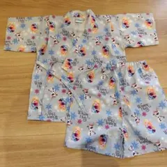 アナと雪の女王 エルサ オラフ 甚平 110cm