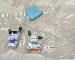 ポチャッコ　 はぴだんぶい グラサンバチバチフィギュア&ブランコ