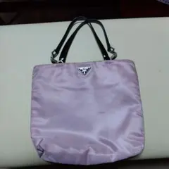 PRADA プラダ ナイロン トートバッグ ピンク