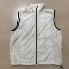 ホワイトベスト フード付き メンズ