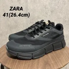 ZARA ザラ テクニカルモノカラースニーカー 41 26.4cmのサムネイル
