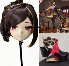 全頭面　原神　千織　河妖工房　マスク 衣装付 着ぐるみ　コスプレkigurumi