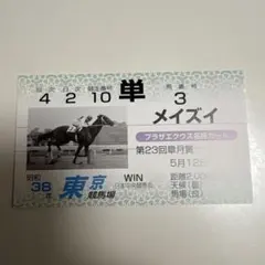 JRA 競馬 カード プラザエクウスG1馬券型カード メイズイ