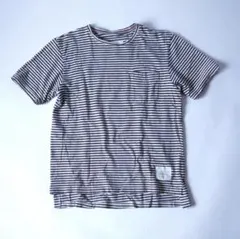 トムブラウン ボーダーTシャツ サイズ1 ネイビー×白のサムネイル