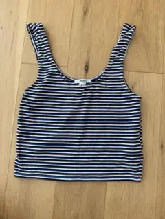 FOREVER 21 ストライプ タンクトップ M