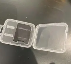 超希少 volkswagen純正 microSDカードアダプター　ケース付きのサムネイル