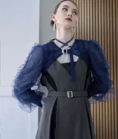 HARE ハレ　【CEREMONY LADIES】 ギャザーデザインボレロのサムネイル