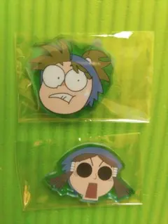 忍たま乱太郎　アクリルマグネット　2点セット